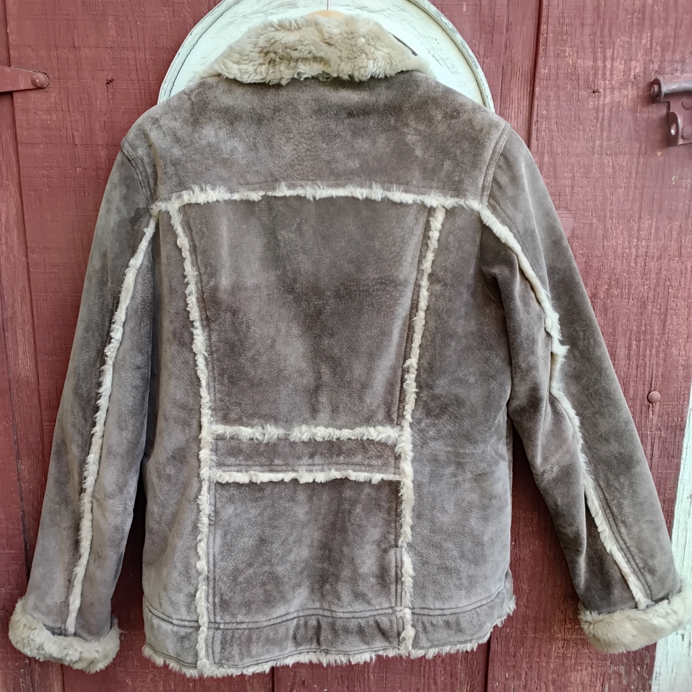 Wilsons Leather Suede and Shearling Jacket - Picture 2 of 10